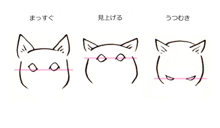 簡単 猫の表情３パターン Tombow Fun Art Studio トンボ鉛筆