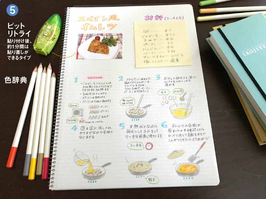 イラスト付きレシピノートをつくろう 前編 Tombow Fun Art Studio トンボ鉛筆