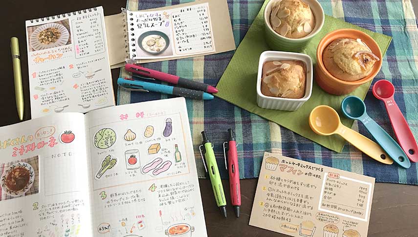 イラスト付きレシピノートをつくろう 前編 Tombow Fun Art Studio トンボ鉛筆